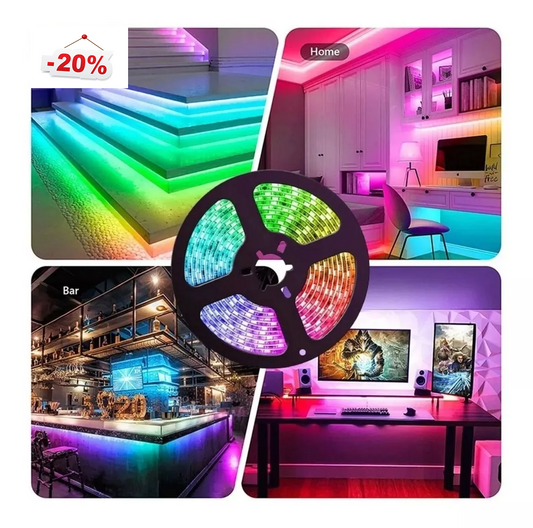 LED RGB 5m: Luces Multicolor para Navidad